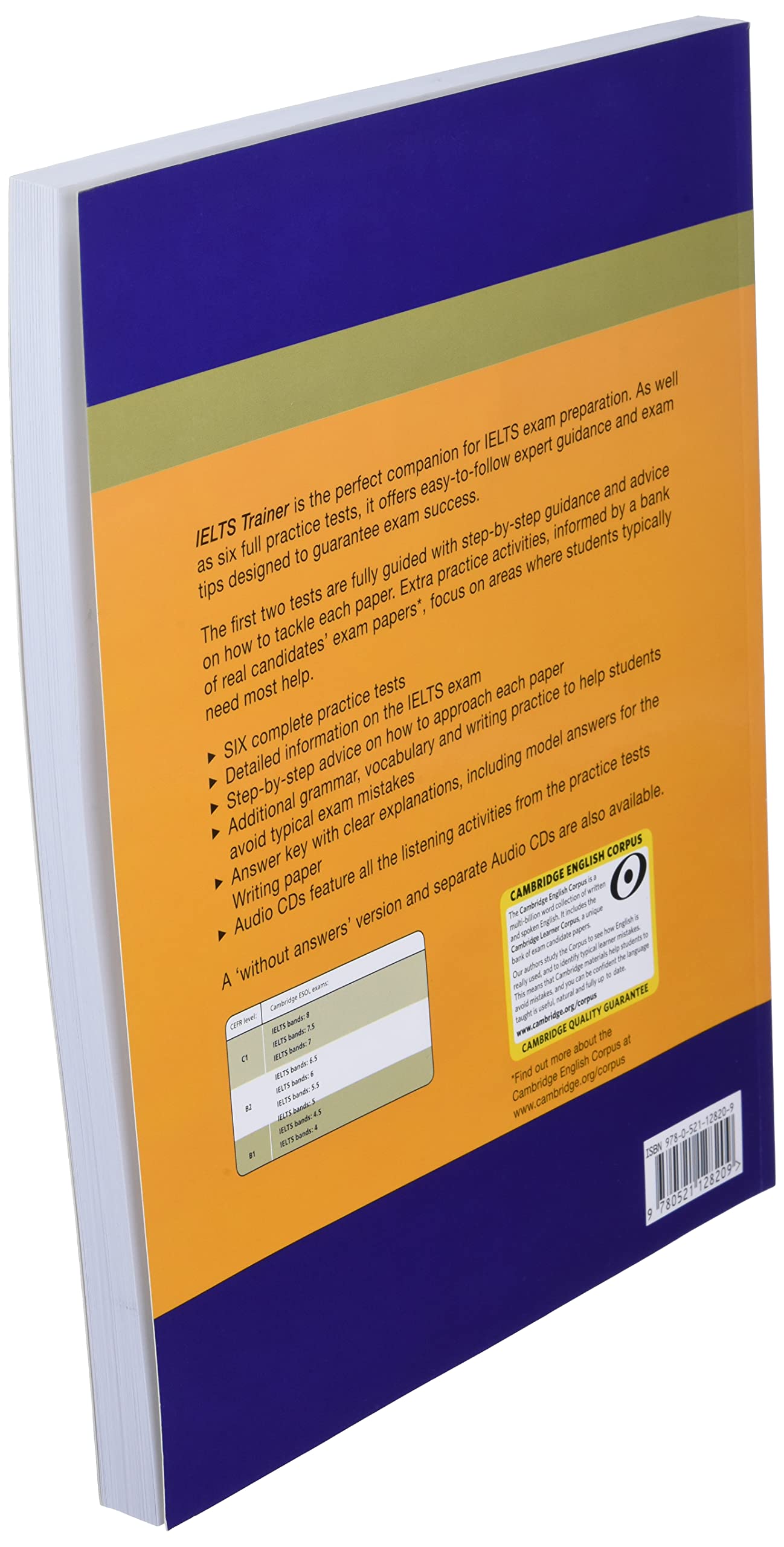 IELTS Trainer Six Practice Tests with Answers and Audio CDs (3),Used