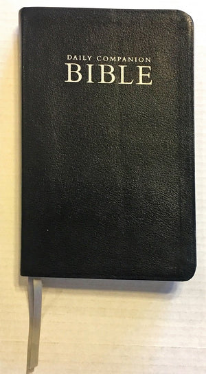 CEB Common English Daily Companion Bible  Navy EcoLeather,Used