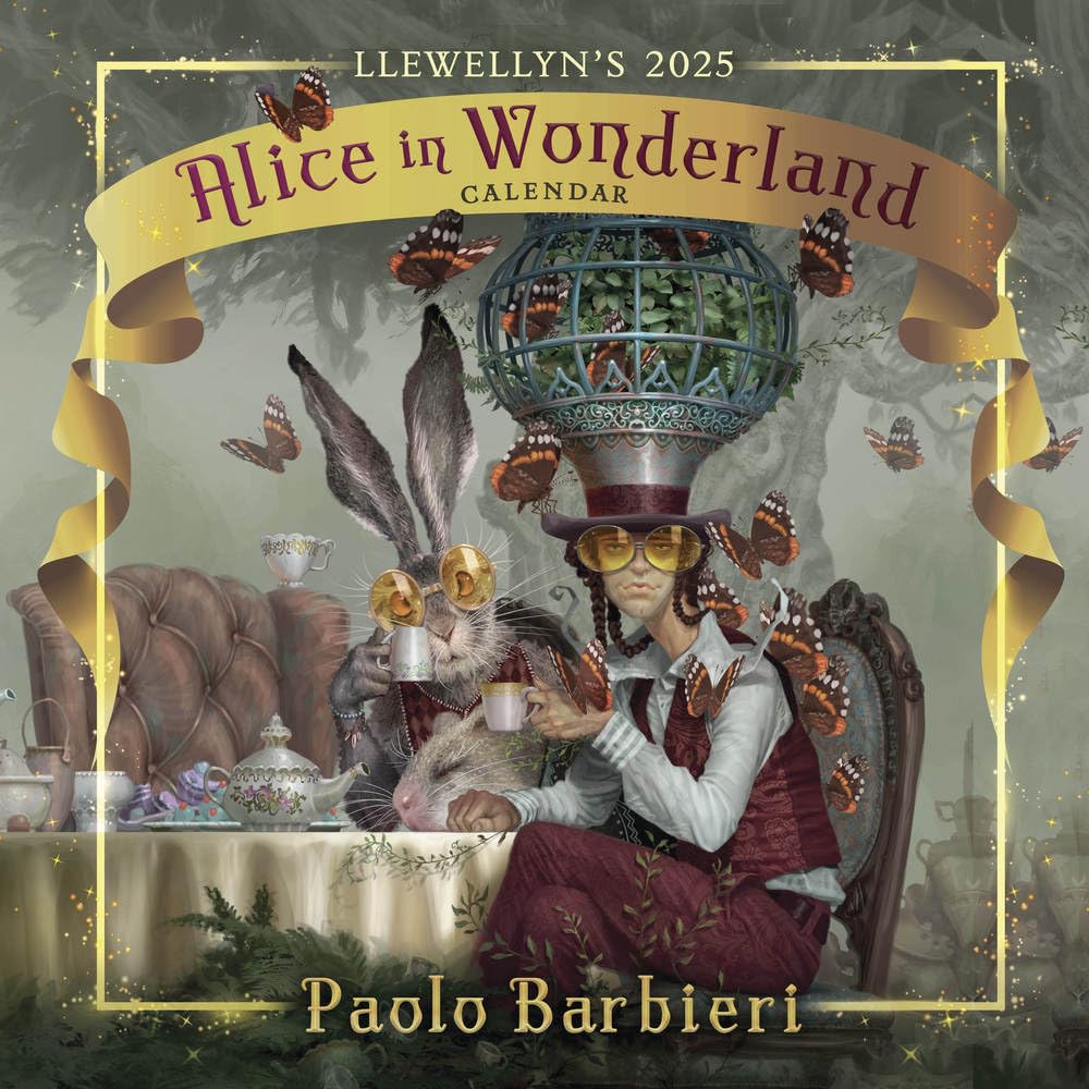 Llewellyn's 2025 Alice in Wonderland Calendar (Llewellyn's 2025 Calendars, Almanacs & Datebooks, 19),Used