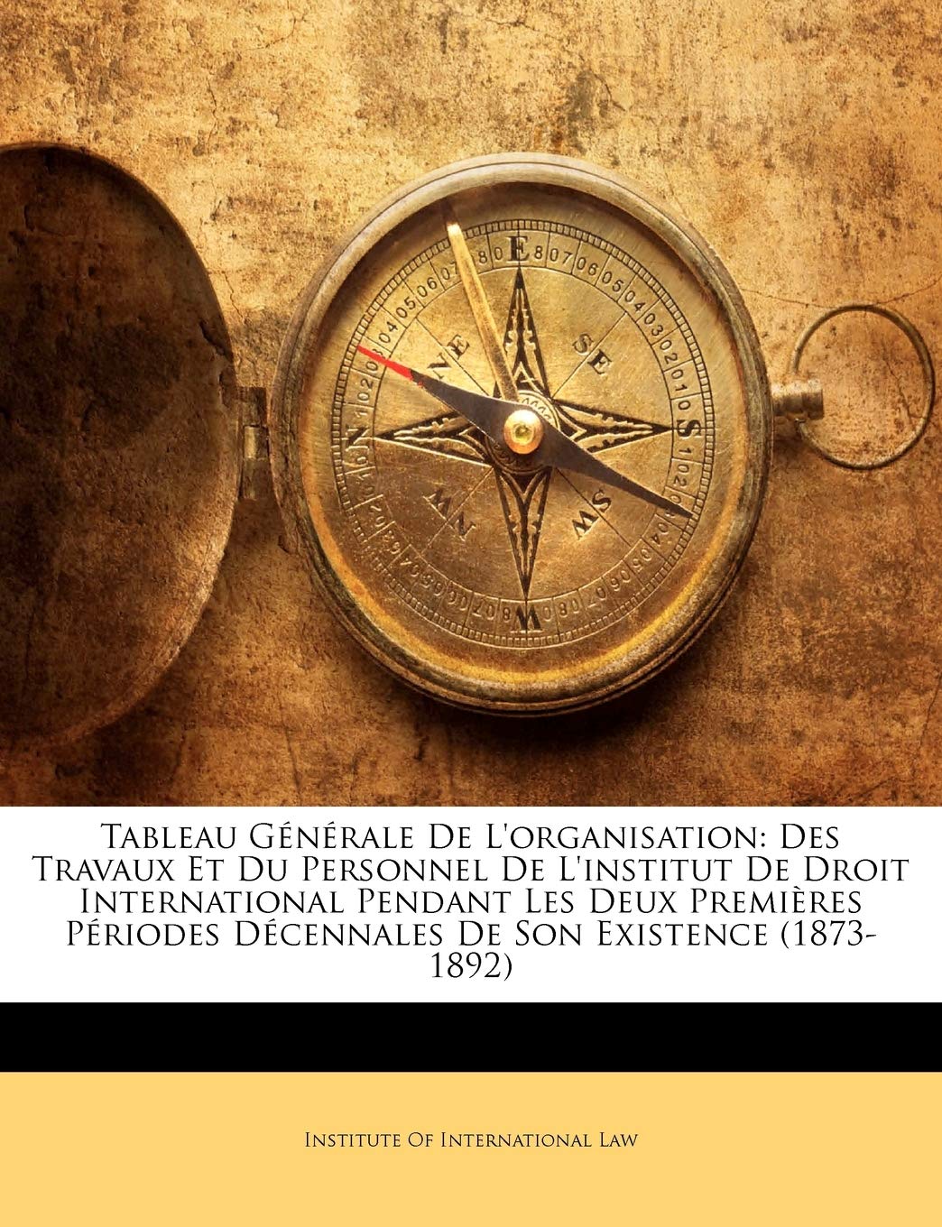 Tableau Gnrale de l'Organisation: Des Travaux Et Du Personnel de l'Institut de Droit International Pendant Les Deux Premires,New