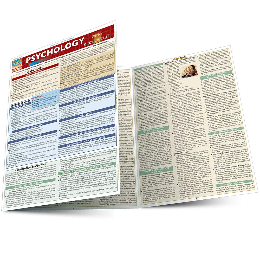 Psychology: Abnormal (Quick Study Academic),Used