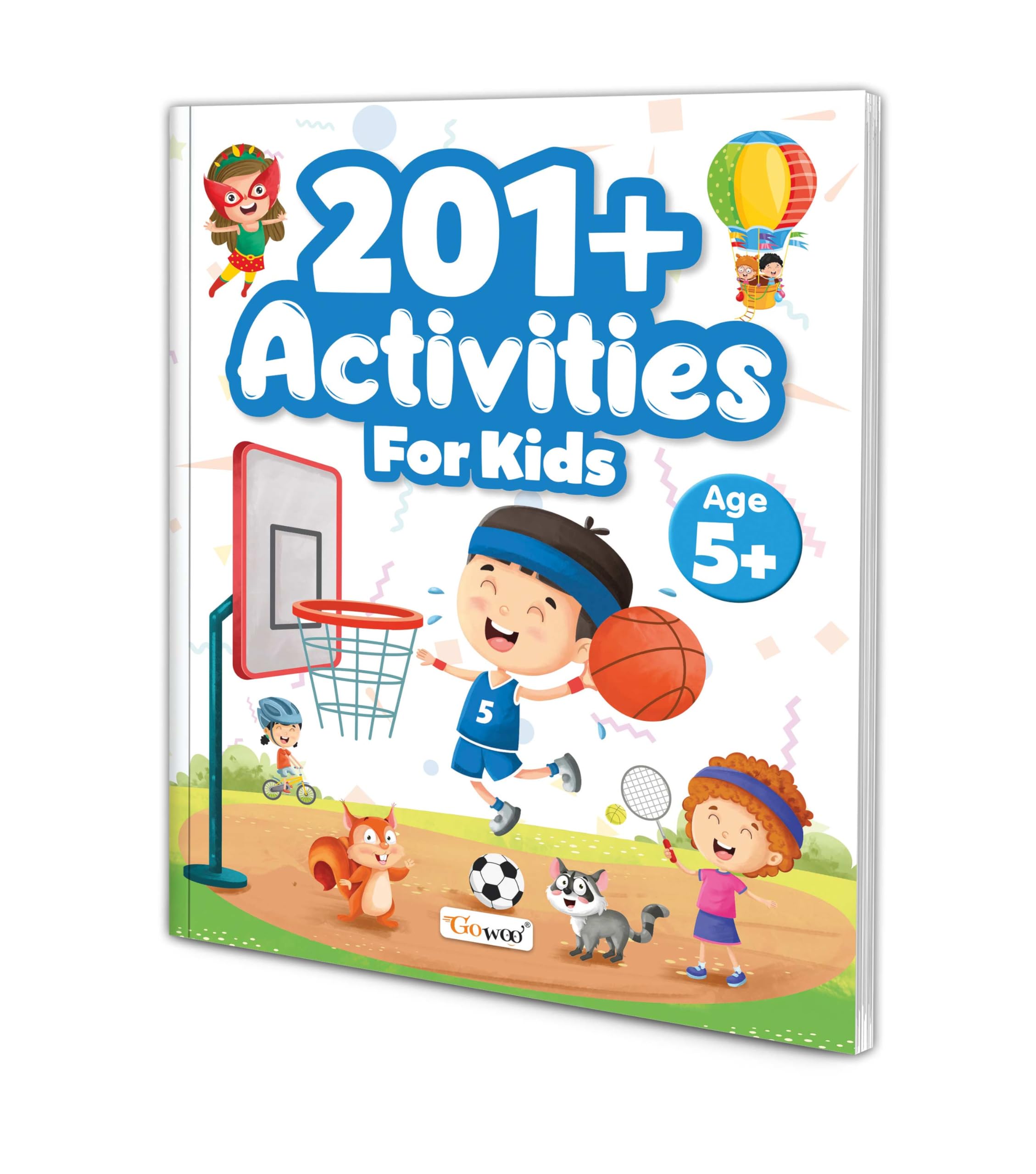 201+ Activities For Kids For Age 5+: Educational Workbook For Preschoolers, Activity Book For Young Kids, Kids Learning Activity Book, Mazes, Spot The Differences And Many More