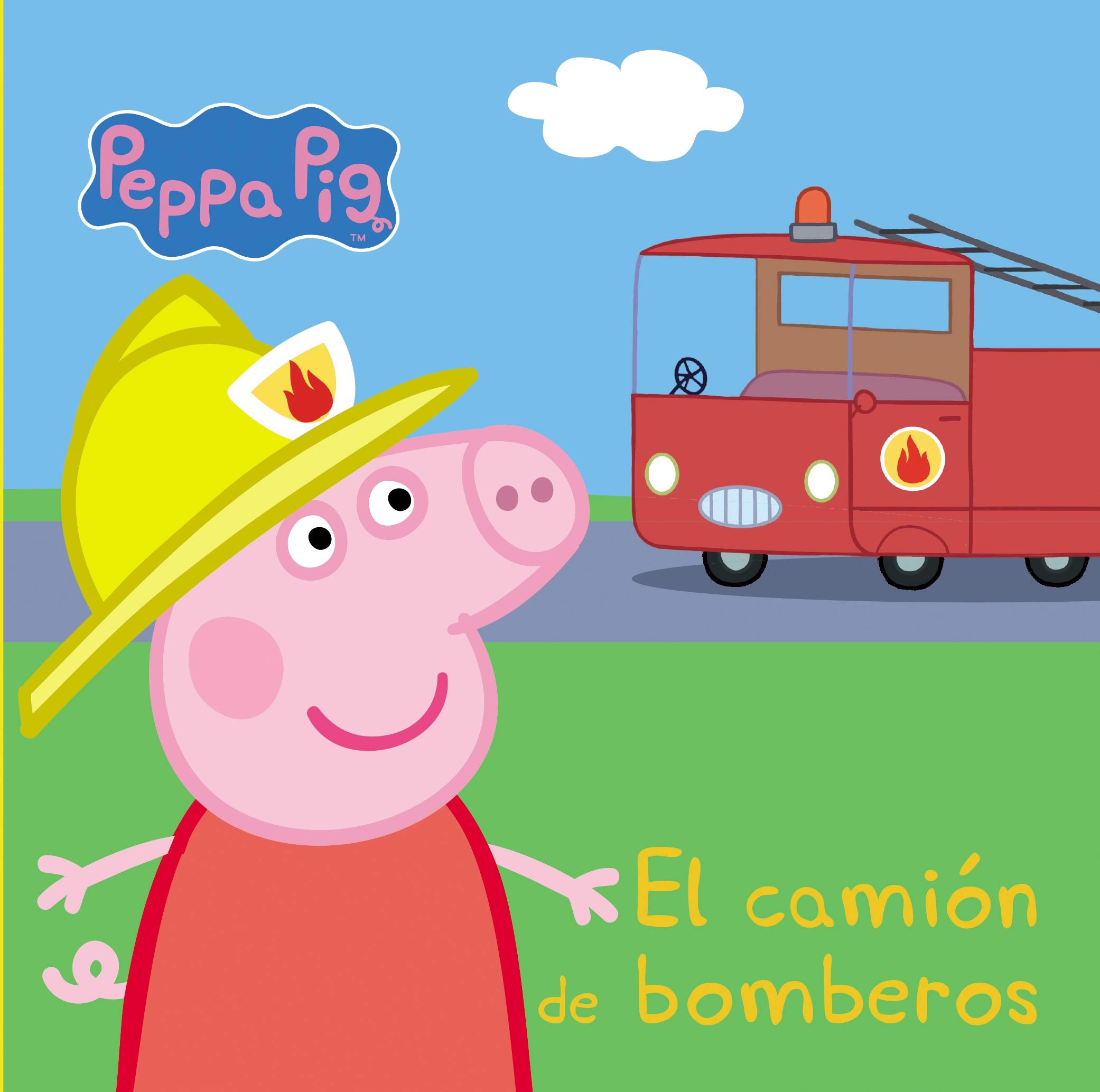 Peppa Pig. Libro de cartn  El camin de bomberos,Used