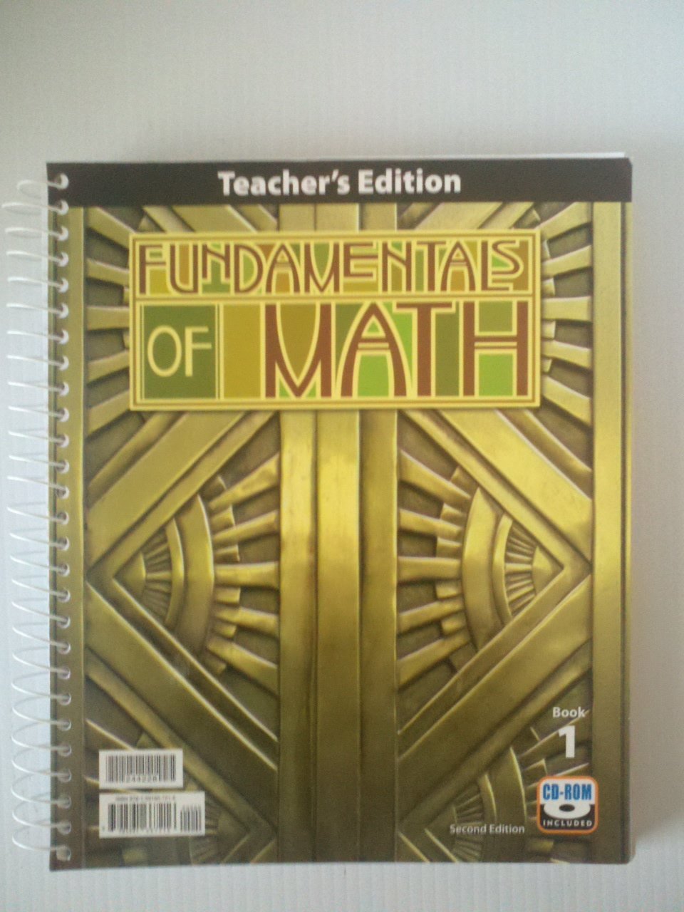 Fundamentals of Math (Teacher Edition),New