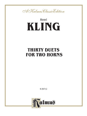Thirty Duets: Kalmus Edition,Used