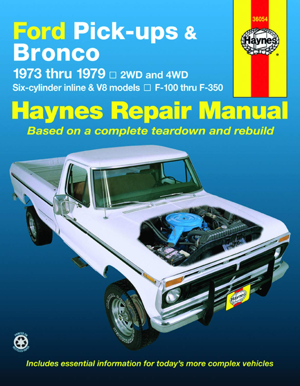 Ford Pickups and Bronco, 19731979: 2WD and 4WD, Sixcylinder inline and V8 models, F100 thru F350,Used