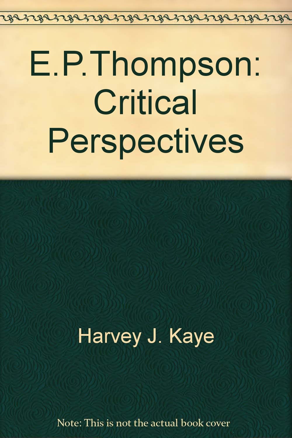E.P. Thompson: Critical Debates,Used