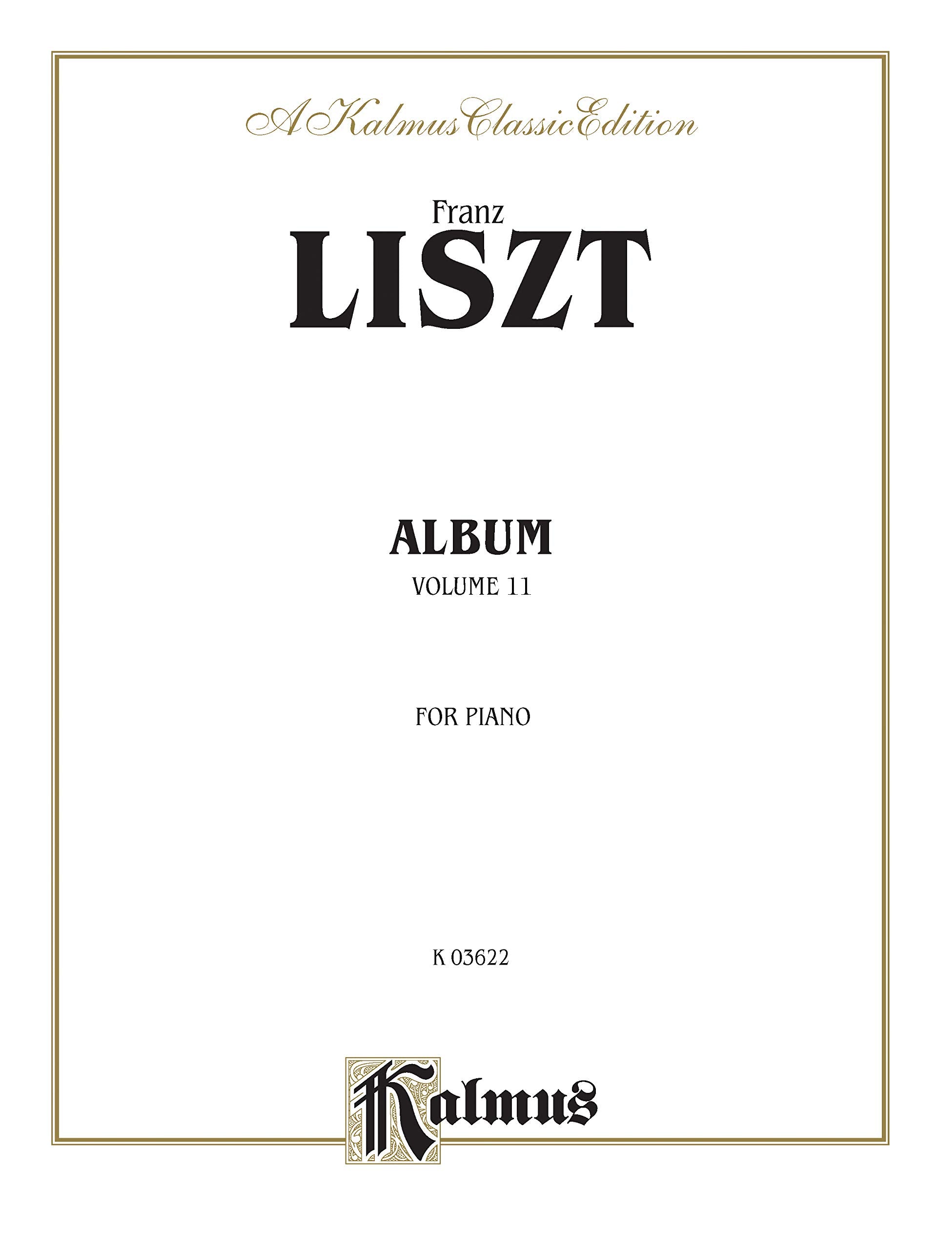 Liszt Album Volume 11,Used
