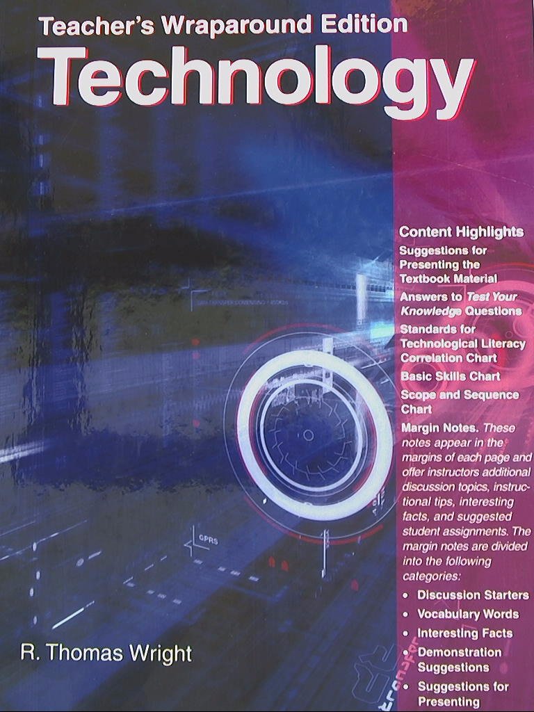 Technology, Teacher's Wraparound Edition,Used