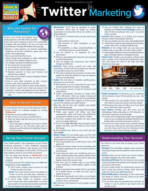 Twitter Marketing (Quick Study Business),Used