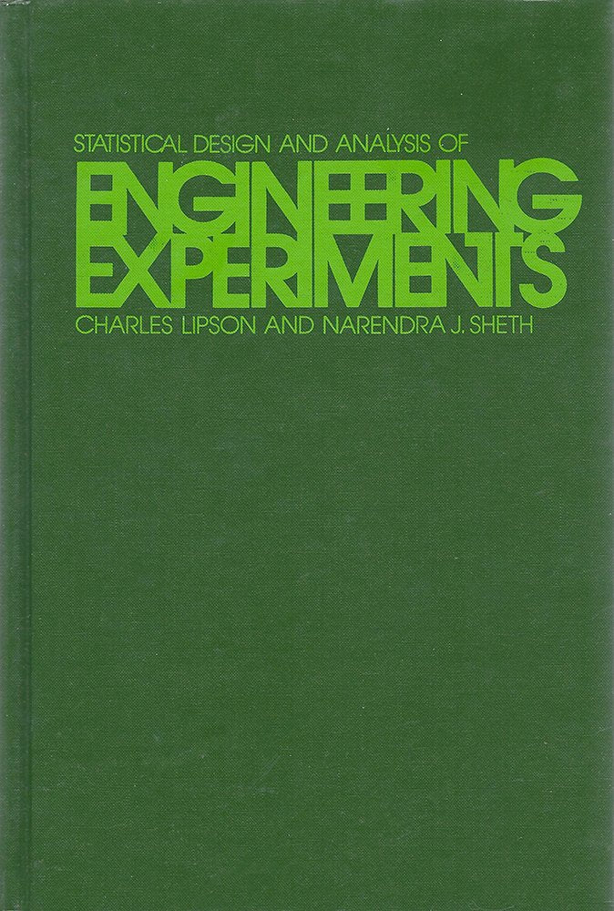 Statistical Design And Analysis Of Engineering Experiments,Used