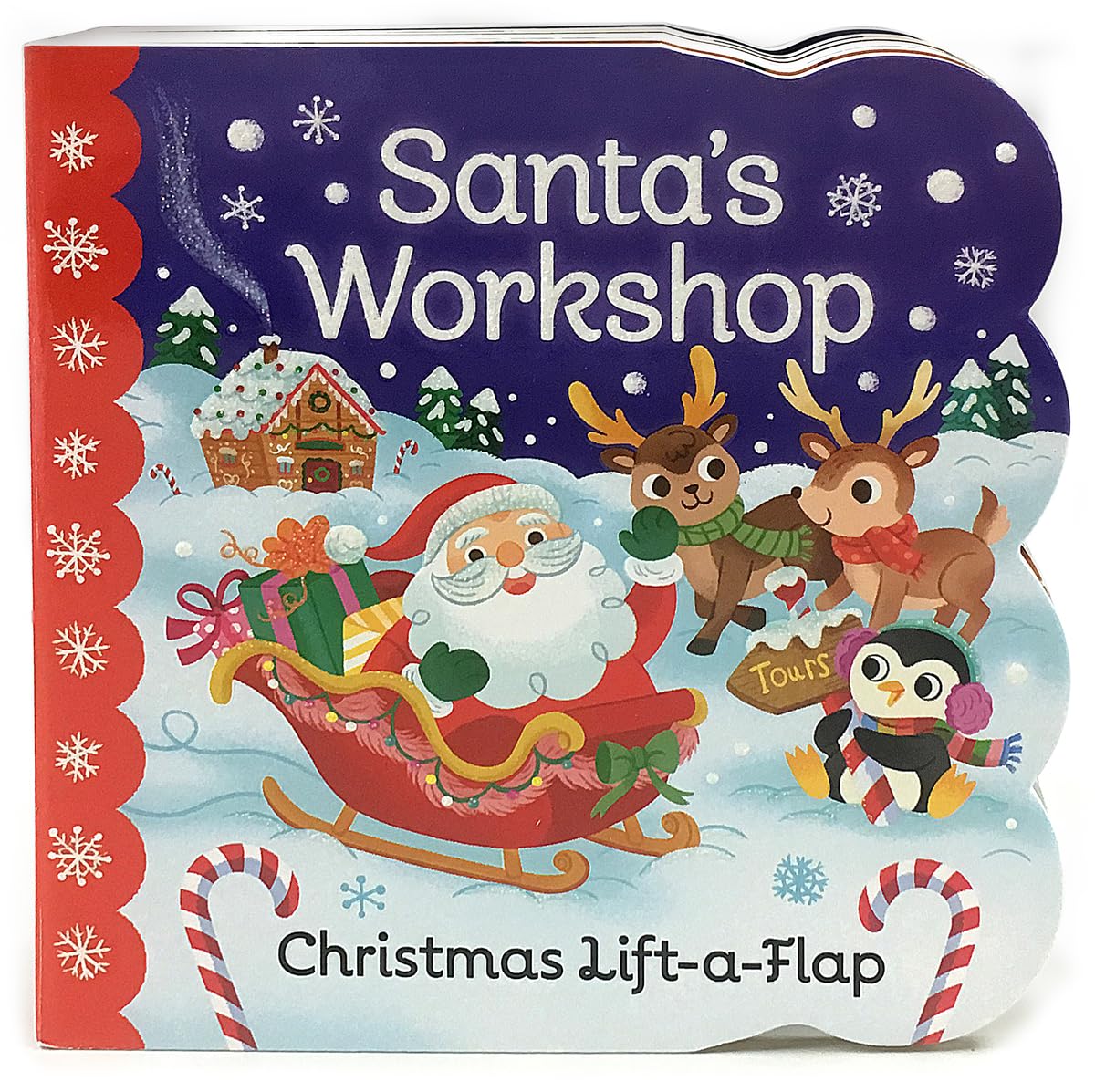 Santa's Workshop: A Christmas LiftaFlap Board Book for Babies and Toddlers (Chunky LiftaFlap),Used