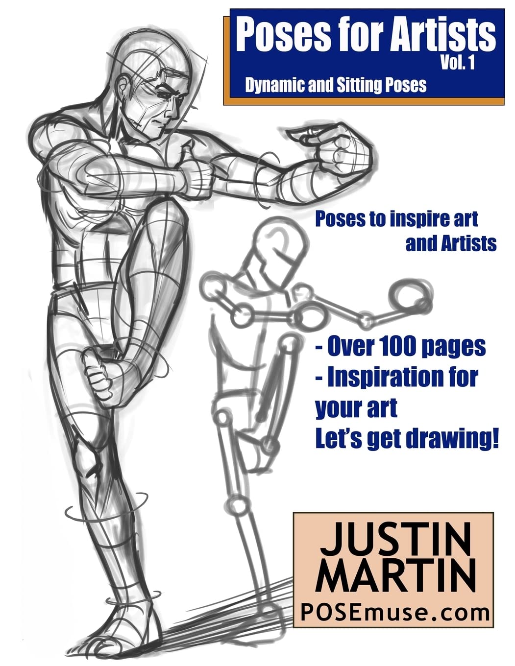 Poses for Artists Volume 1  Dynamic and Sitting Poses: An essential reference for figure drawing and the human form (Inspiring ,Used