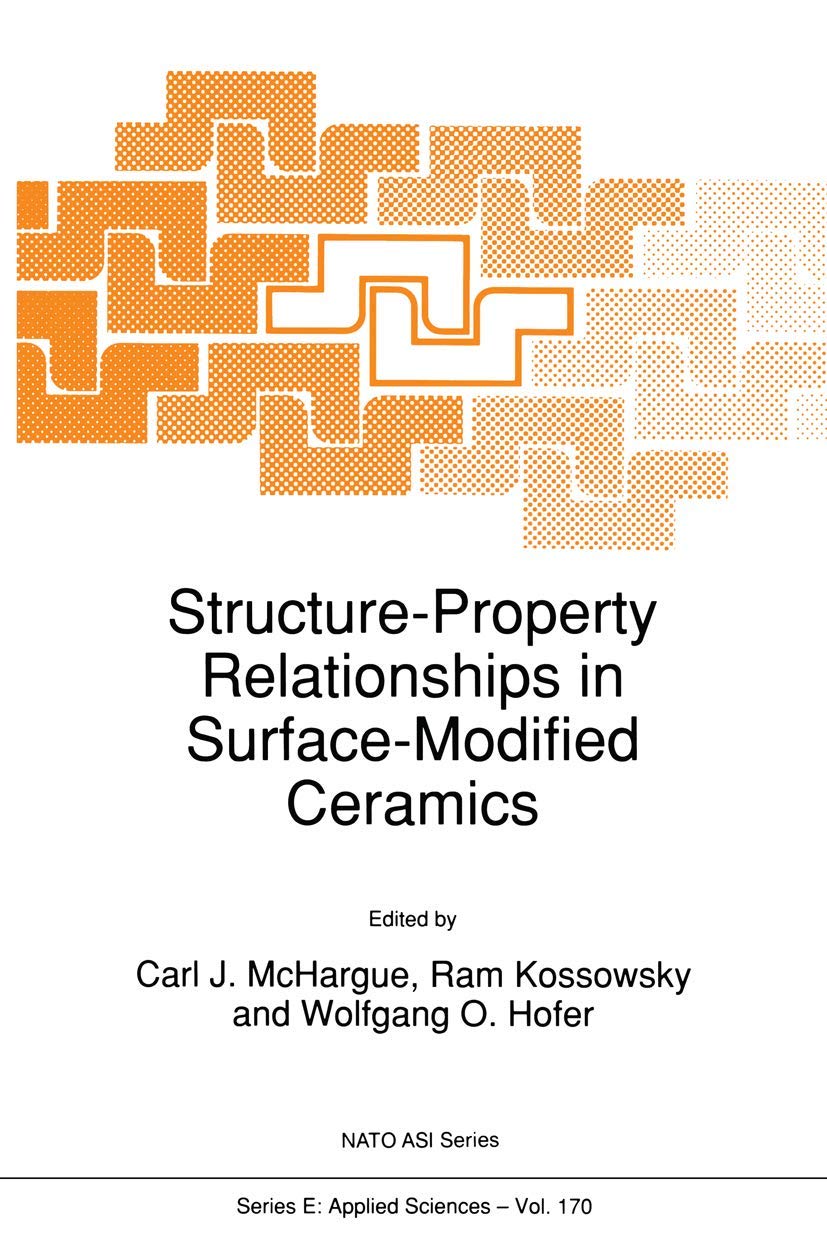 StructureProperty Relationships in SurfaceModified Ceramics (NATO Science Series E:, 170),Used