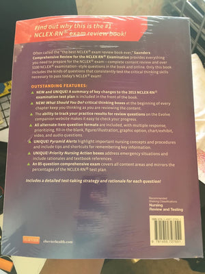 Saunders Comprehensive Review for the NCLEXRN Examination (Saunders Comprehensive Review for NCLEXRN),Used