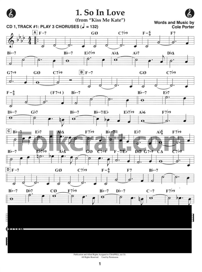 PlayALong Series, Vol. 112, Cole Porter: 21 Great Standards (Book & 2CD Set) (Jazz PlayALong for All Instrumentalists, Vol ,Used
