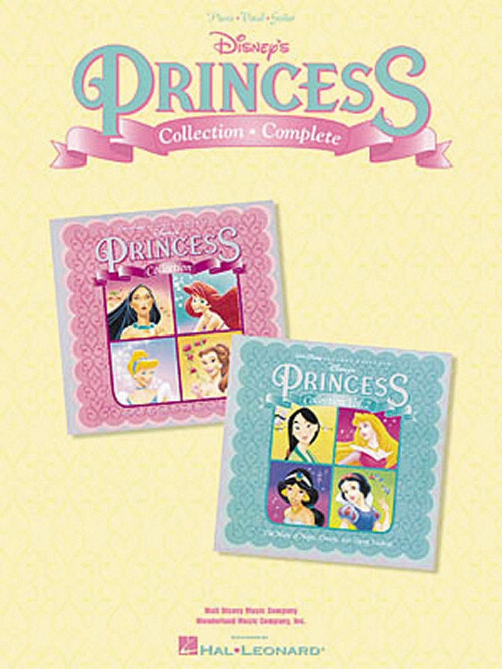 Disney'S Princess Collection  Complete Piano, Vocal And Guitar Chords,New