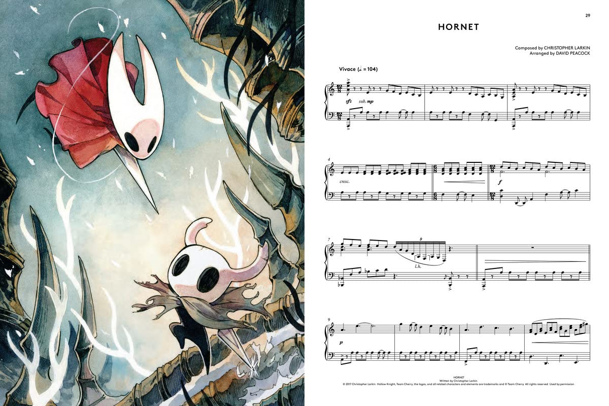 Materia Editions Hollow Knight Piano Collections - Sheet Music [Perfect Paperback] by Christopher Larkin & David Peacock