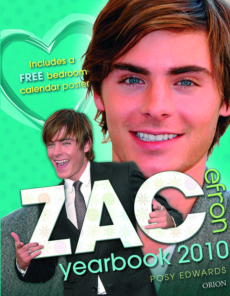 Zac Efron Yearbook 2010,Used