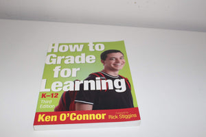 How to Grade for Learning, K12,Used