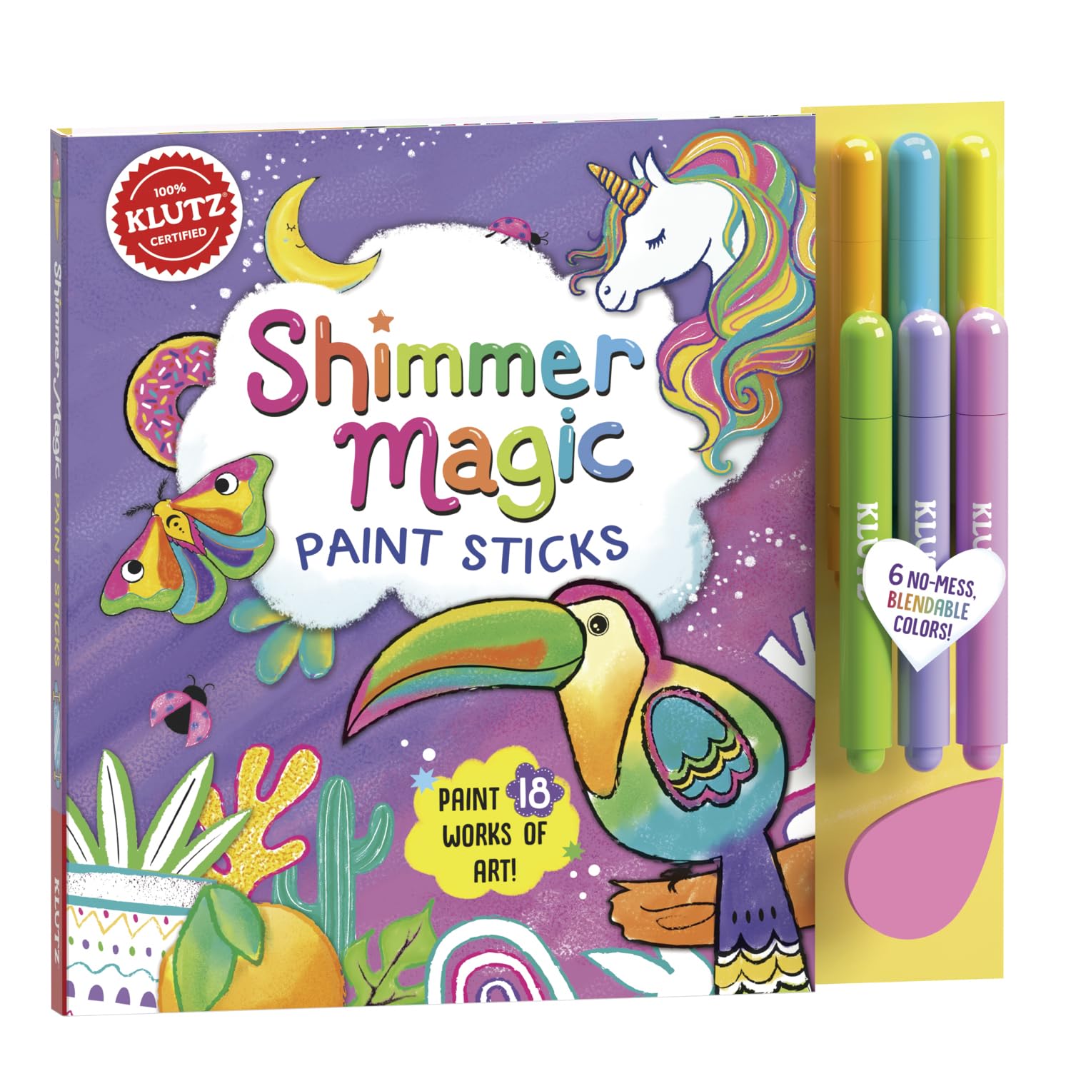 Shimmer Magic Paint Sticks,Used