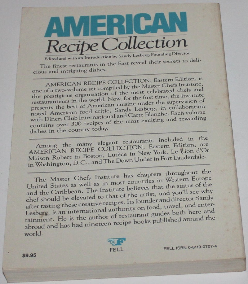 American Recipe Collection Eastern,Used