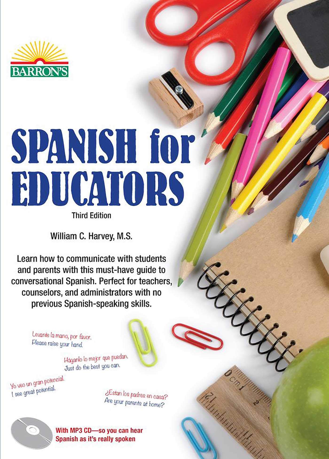 Spanish for Educators: with Online Audio (Barron's Foreign Language Guides),Used