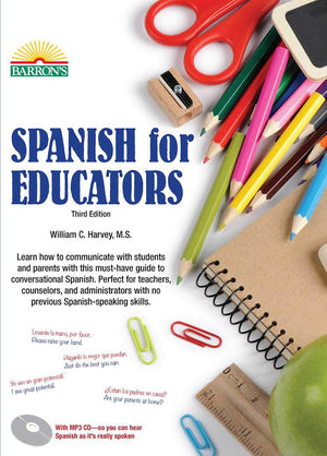Spanish for Educators: with Online Audio (Barron's Foreign Language Guides),Used