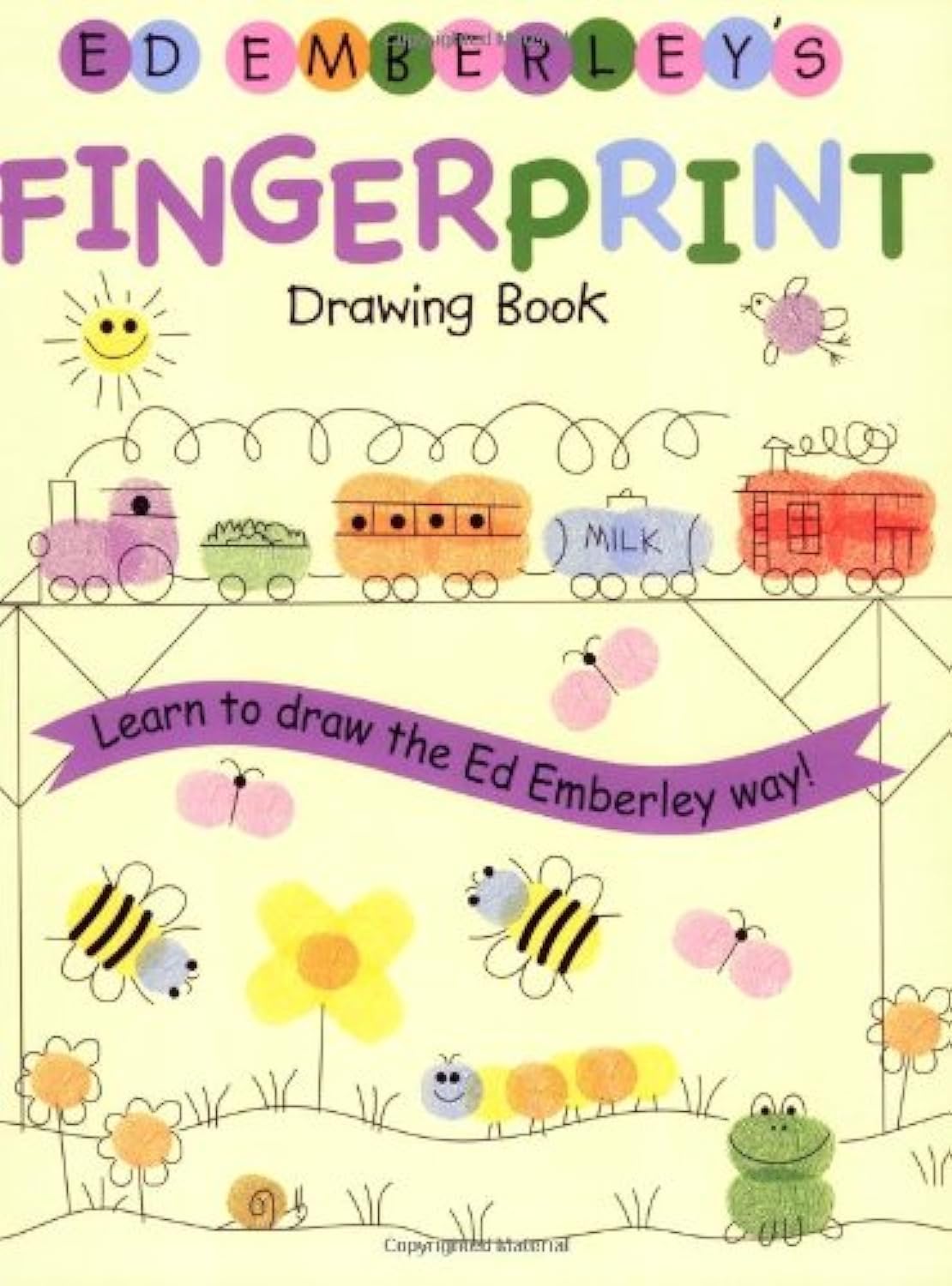 Ed Emberley's Fingerprint Drawing Book (Ed Emberley's Drawing Book Of...),Used