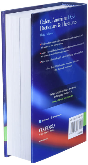 Oxford American Desk Dictionary & Thesaurus,Used