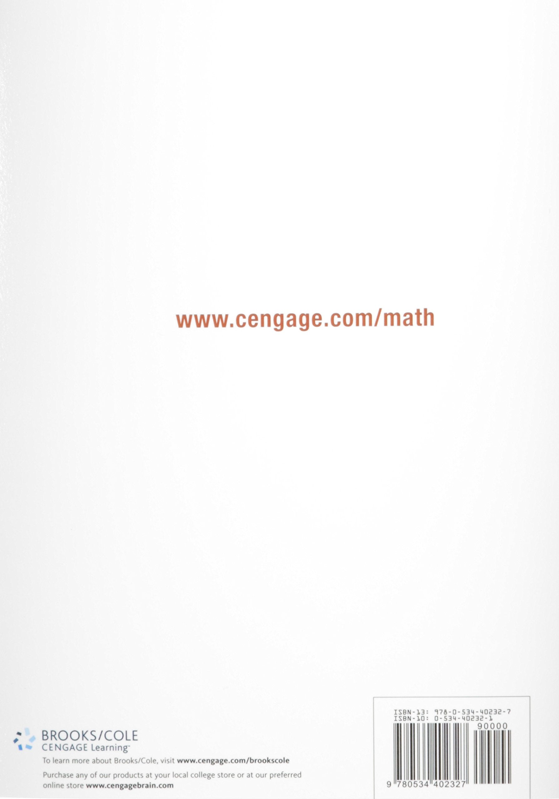 Student Solutions Manual for Cohen's Precalculus: With Unit Circle Trigonometry, 4th,New