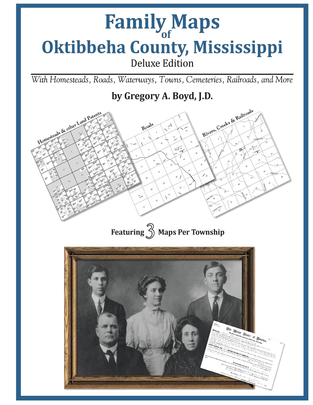 Family Maps of Oktibbeha County, Mississippi,Used