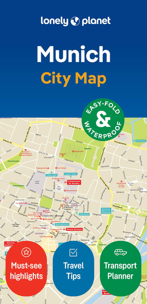 Lonely Planet Munich City Map,New