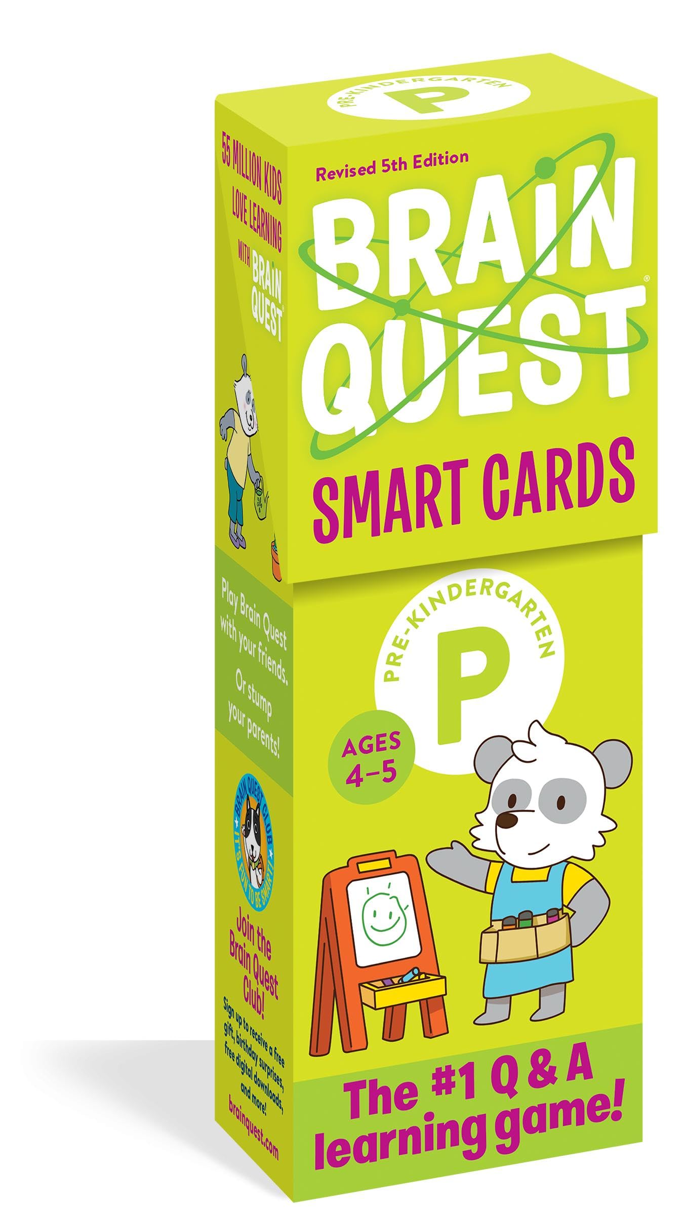 Brain Quest Pre-Kindergarten Smart Cards Revised 5th Edition (Brain Quest Smart Cards)-New