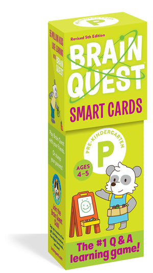 Brain Quest Pre-Kindergarten Smart Cards Revised 5th Edition (Brain Quest Smart Cards)-New