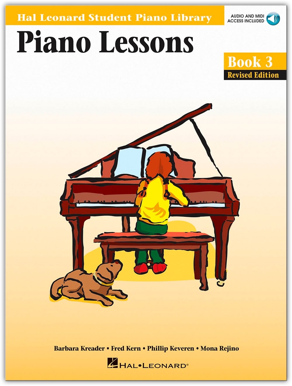 Piano Lessons Book 3  Hal Leonard Student Piano Library Book/Online Audio (Hal Leonard Student Piano Library (Songbooks)),New