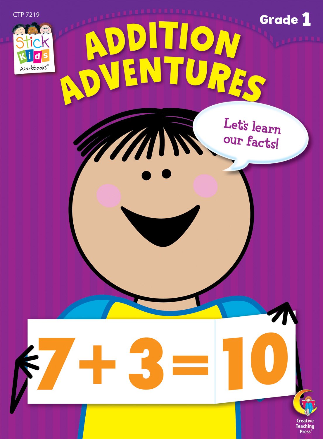 Addition Adventures Stick Kids Workbook, Grade 1,Used
