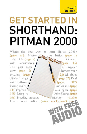 Get Started In Shorthand Pitman 2000 (Teach Yourself),Used