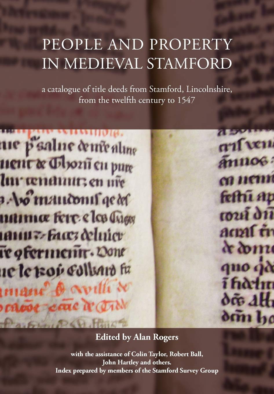 People And Property In Medieval Stamford,Used
