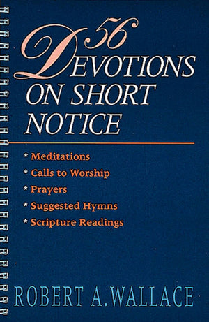 56 Devotions on Short Notice,Used