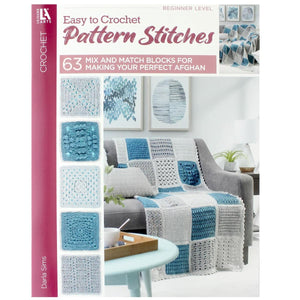 LEISURE ARTS 63 Easy-To-Crochet Pattern Stitches Book - Heirloom Afghan Patterns, Model 27143491, 1 Size