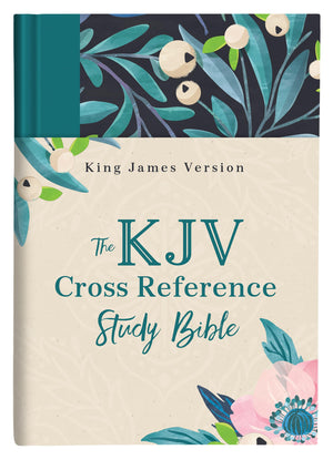The Kjv Cross Reference Study Bibleturquoise Floral