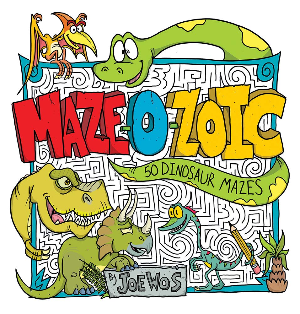 MAZEOZOIC: 50 Dinosaur Mazes,Used
