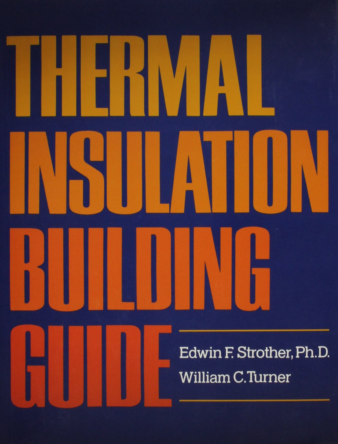 Thermal Insulation Building Guide,Used