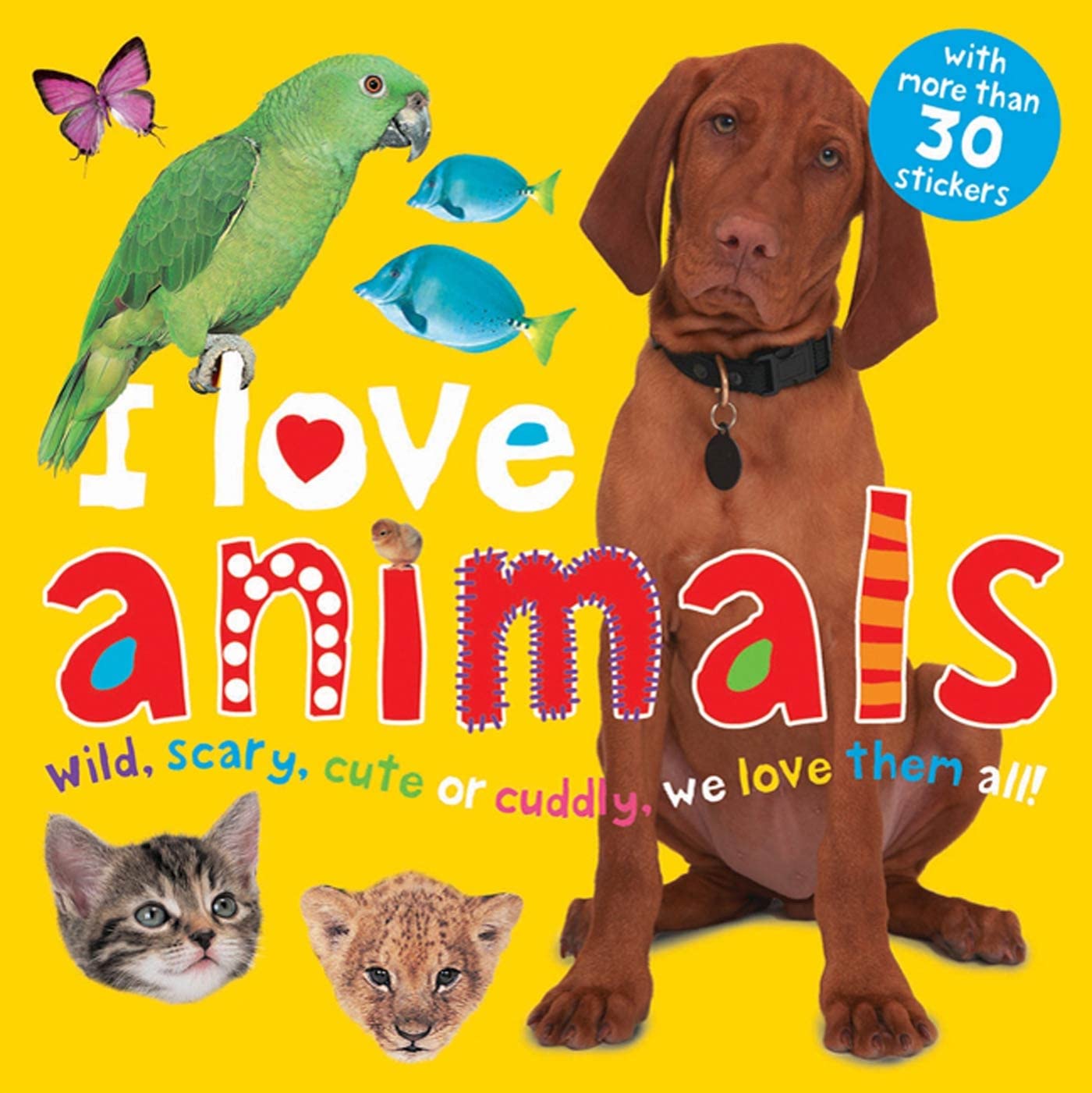 I Love Animals Sticker Book