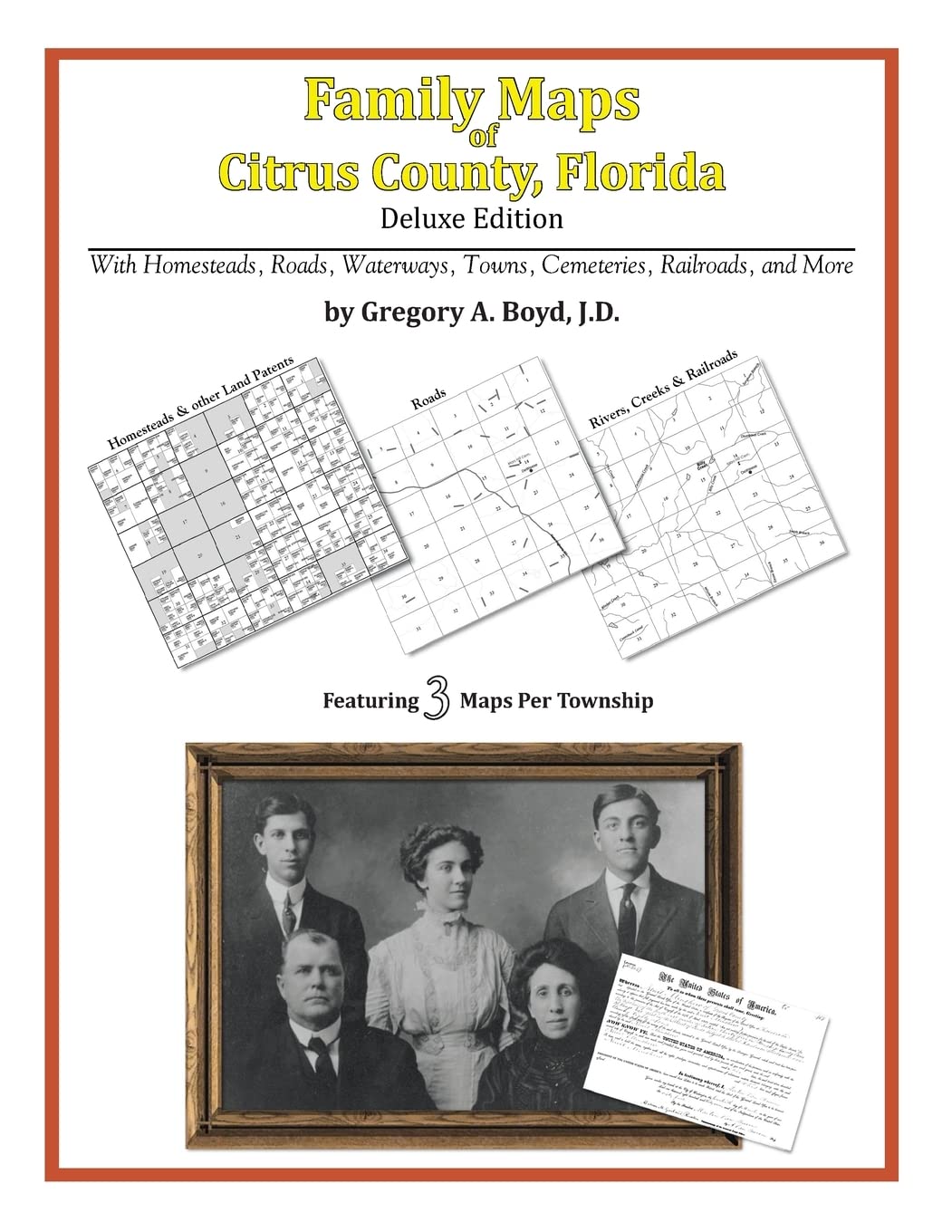 Family Maps of Citrus County, Florida,Used