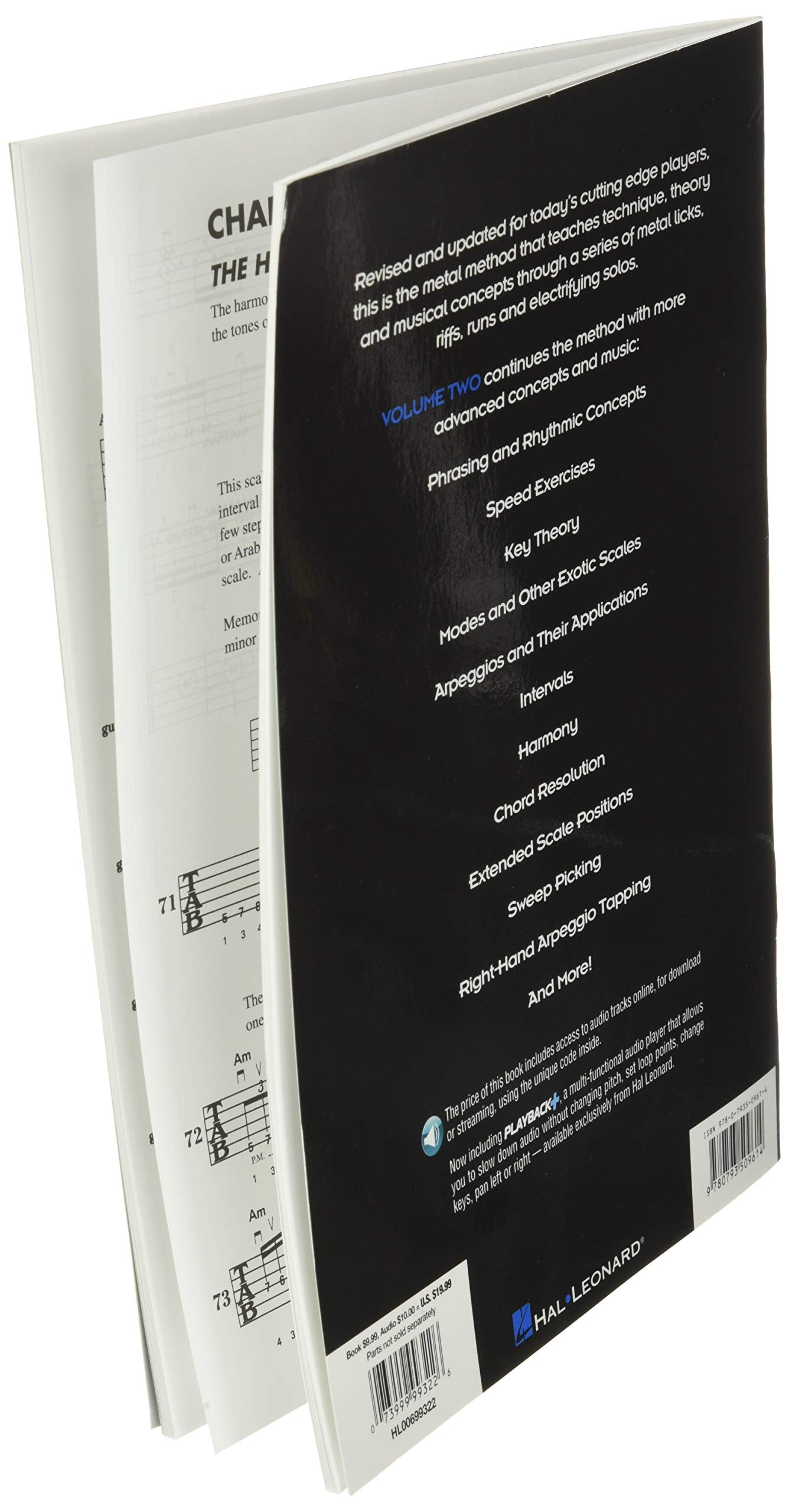 Metal Lead Guitar Vol. 2 Book/Online Audio (The Troy Stetina Series),Used