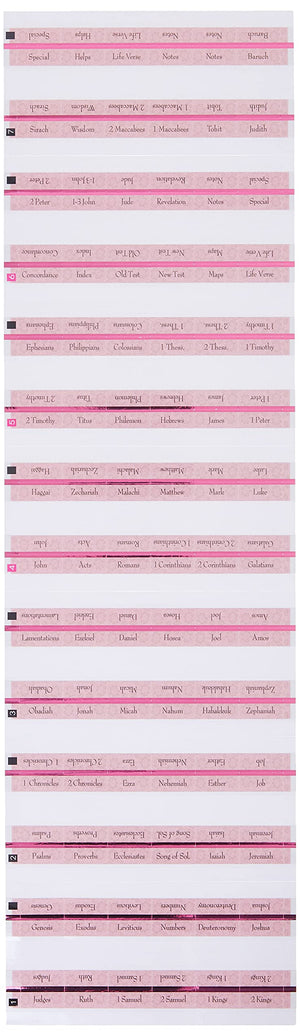 Majestic Rose Nouveau Bible Tabs (Majestic Bible)