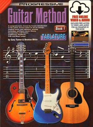Progressive Guitar Method, Book 1: Tablature,New