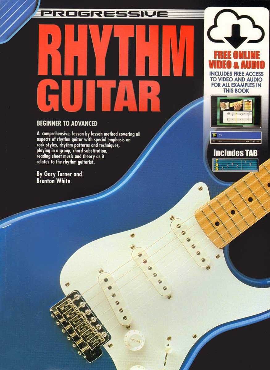 CP54047  Progressive Rhythm Guitar  Book/CD/DVD,New